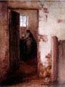 the kitchen